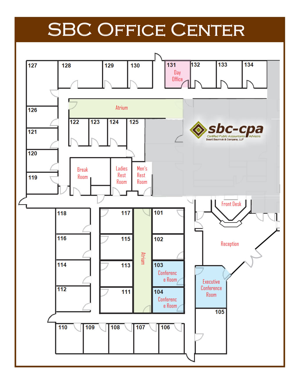 SBC Office Center Floor Plan